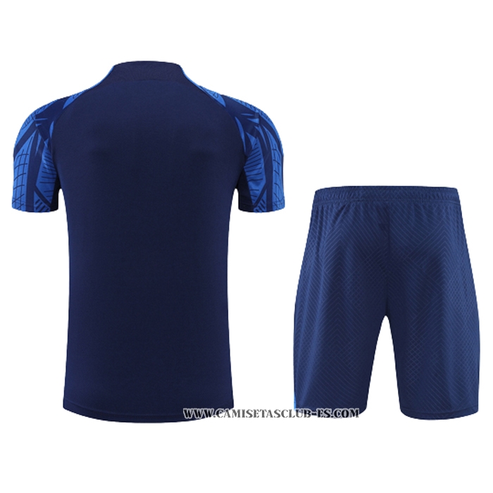 Chandal del Francia 22-23 Manga Corta Azul - Pantalon Corto
